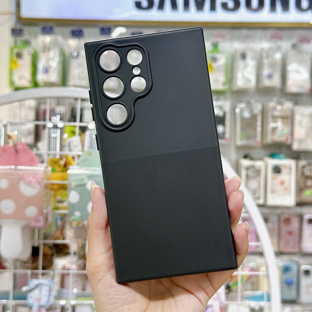 [C] ** Ốp Samsung S25 Ultra vân sần lót nỉ