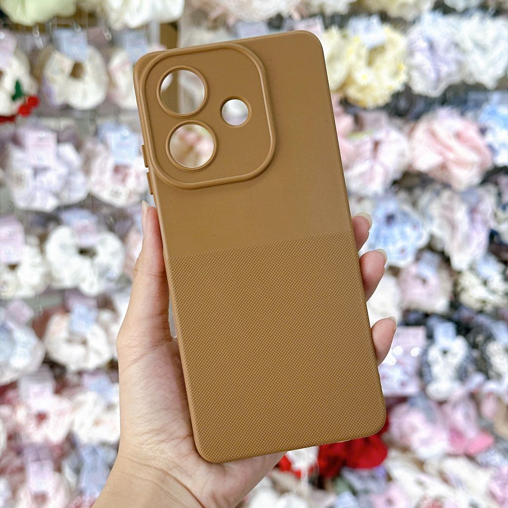 [C] ** Ốp Oppo A3x vân sần lót nỉ