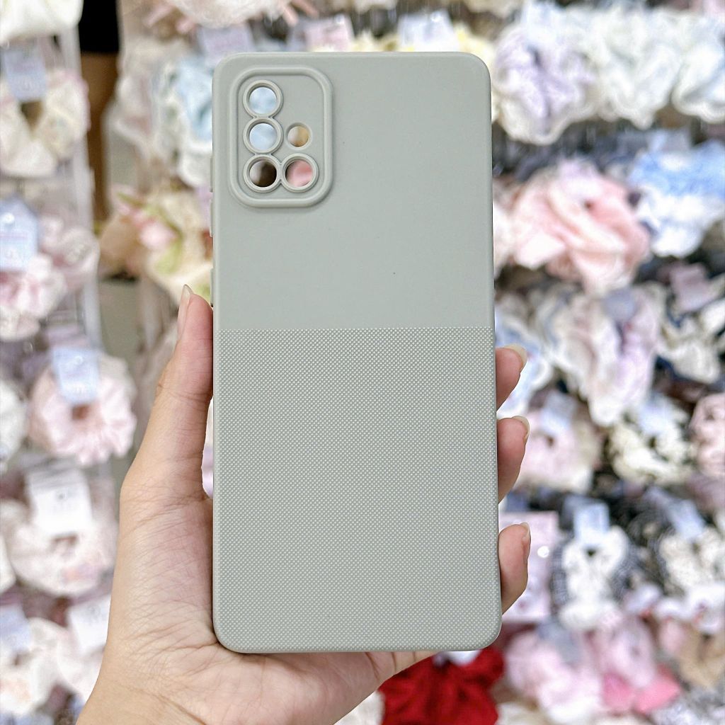 [C] ** Ốp Samsung A71 vân sần lót nỉ