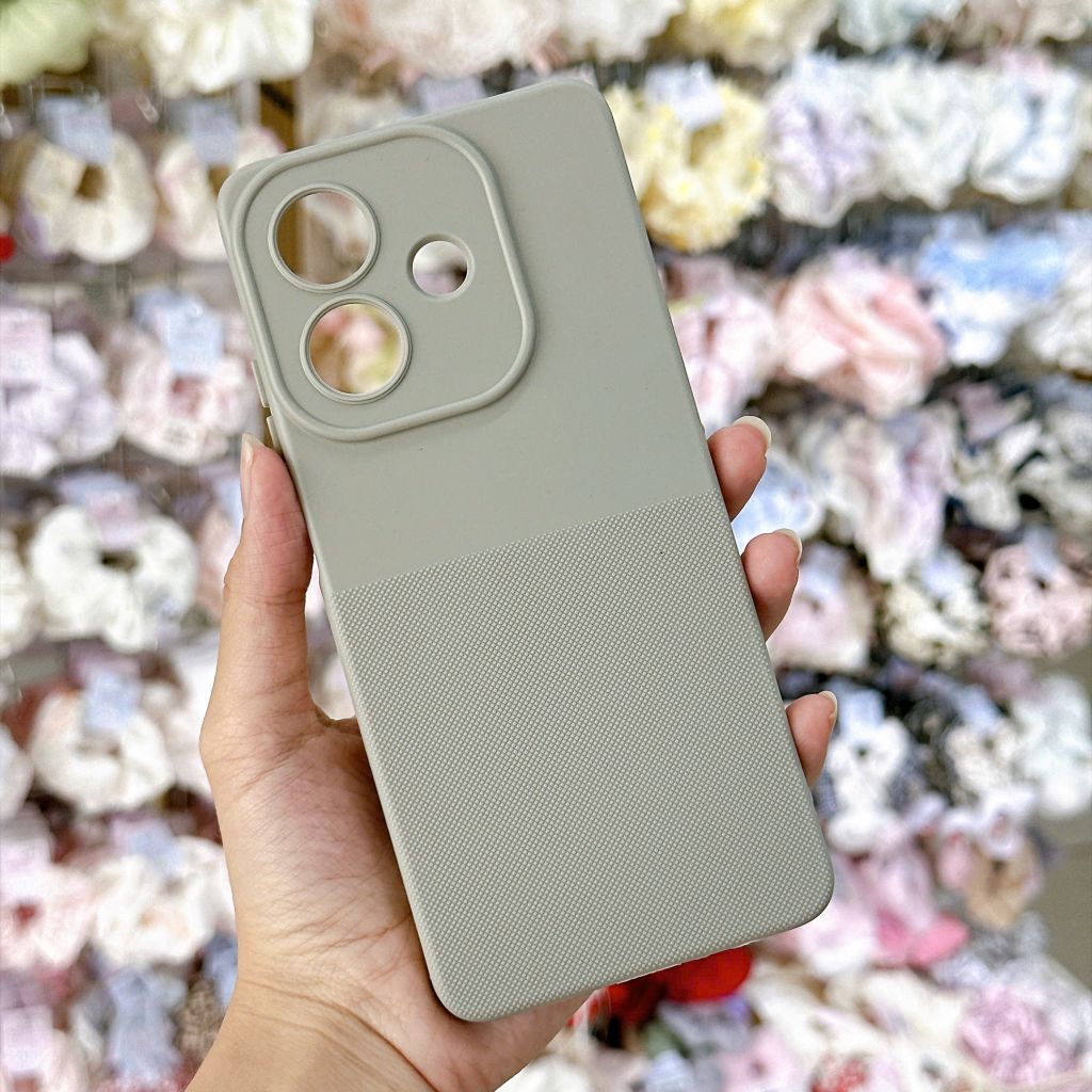 [C] ** Ốp Oppo A3x vân sần lót nỉ