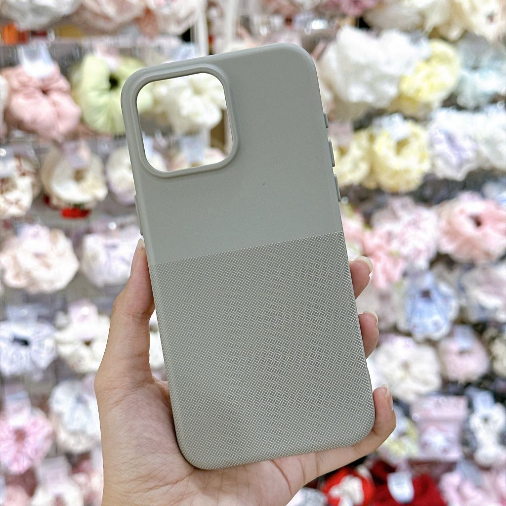 [C] ** Ốp iPhone 13 Pro Max vân sần lót nỉ