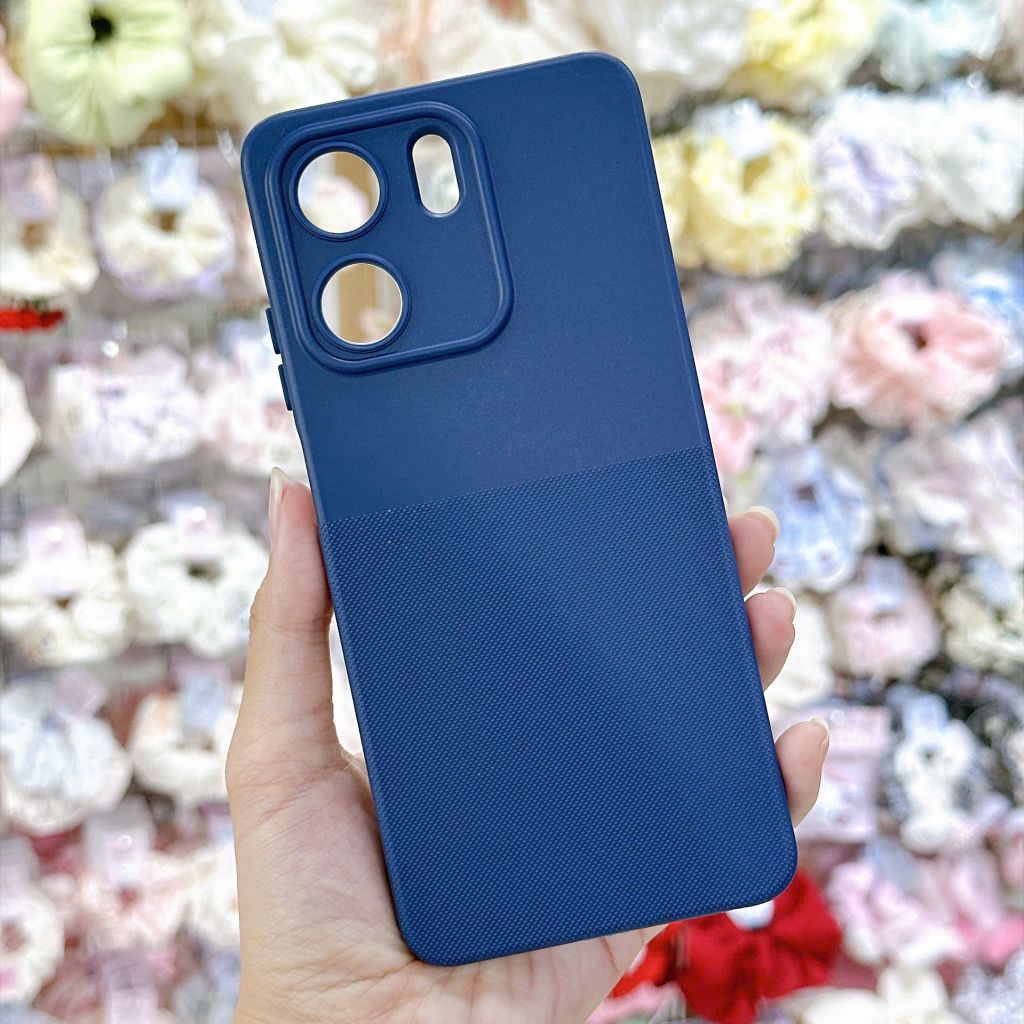 [C] ** Ốp Oppo A5x vân sần lót nỉ