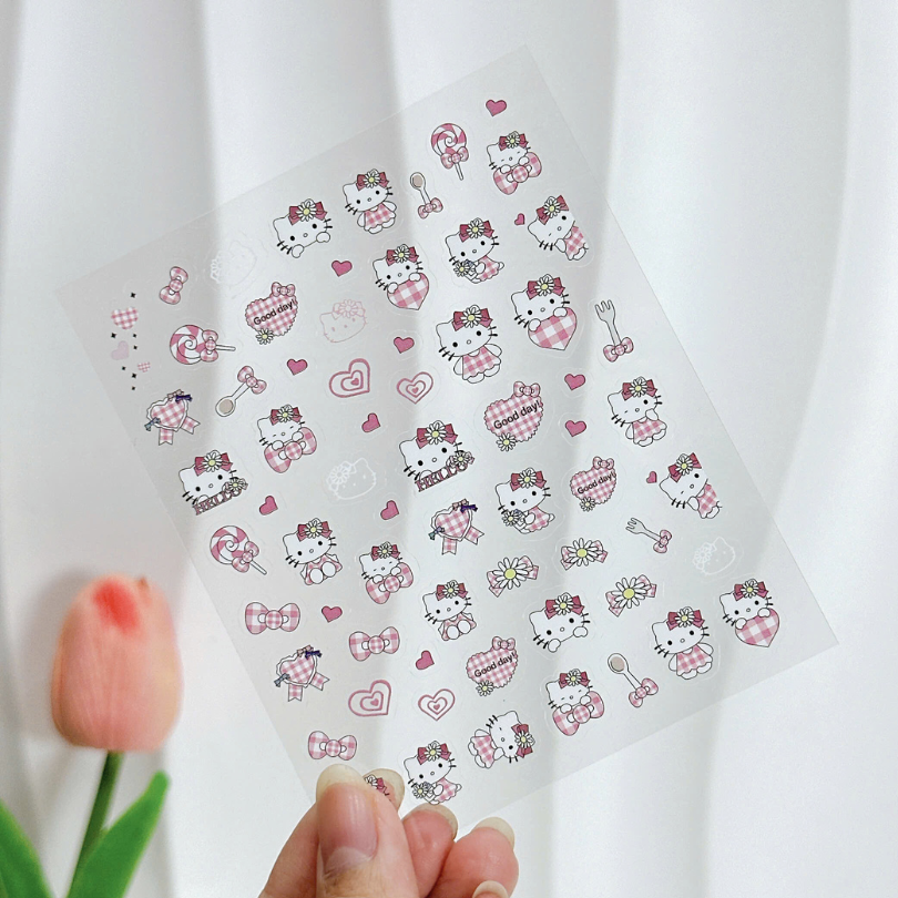 ** Sticker dán mini mèo con/bướm/thỏ/cún con (7k/tờ)