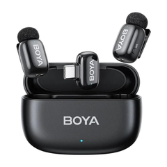 ** Micro cài áo Boya Mini 2 2 Mic Cổng C có hộp sạc