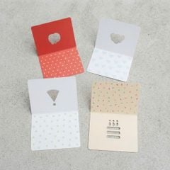 ** Thiệp basic nhiều hình nền trắng