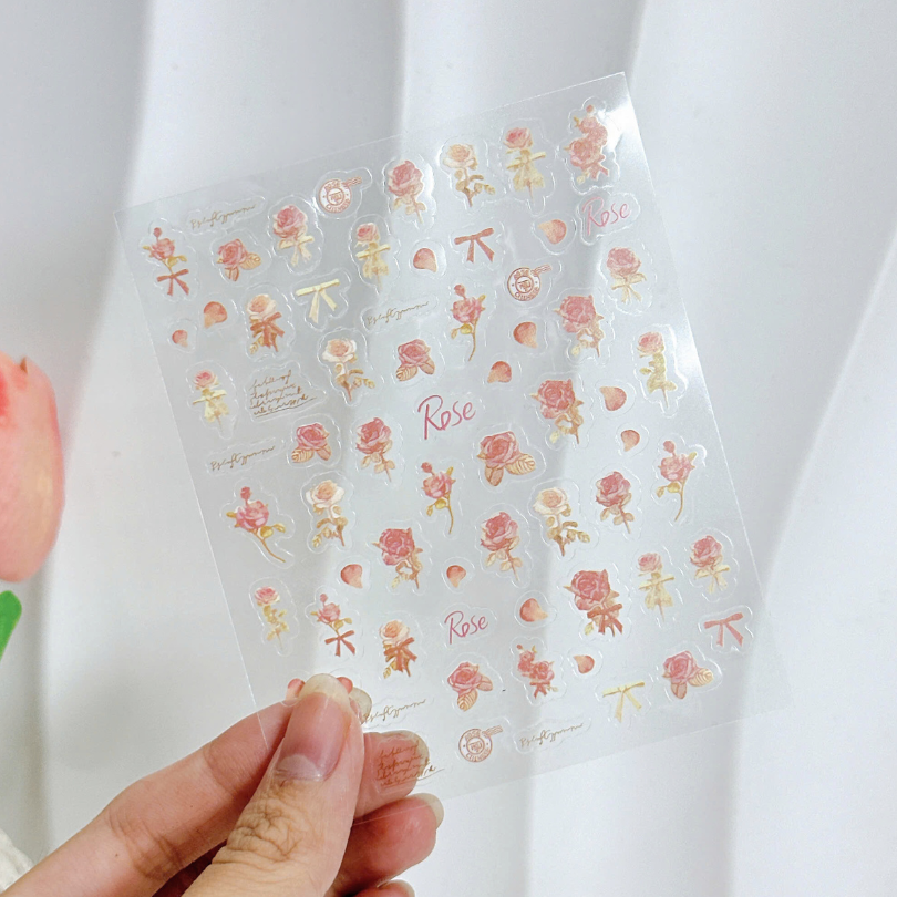 ** Sticker dán mini mèo con/bướm/thỏ/cún con (7k/tờ)