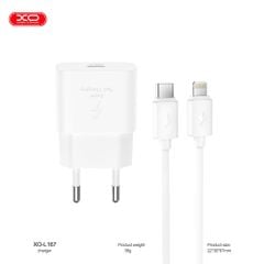 Bộ sạc Type C to Type C XO L167 25W