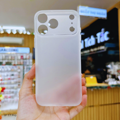 Ốp IP 17 Pro dẻo nhám trơn