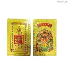 ** Linh phù điện thoại mạ vàng - Hỷ thần tài