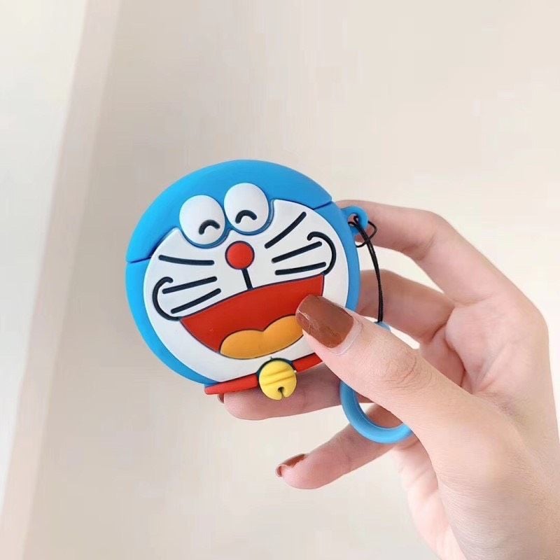 ** Case Airpods 4 dẻo mặt Doraemon