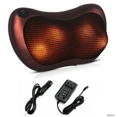 Gối Massage hồng ngoại 8 bi