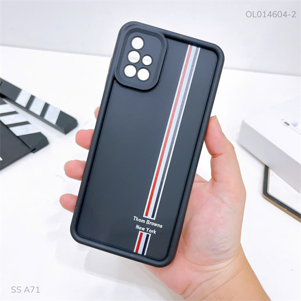 Ốp SS A71 dẻo đen sọc Thom Brown
