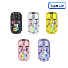 Chuột không dây + Bluetooth Coteci Magic Crystal IV Led RGB
