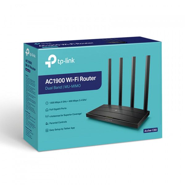 ** Phát wifi TPLink Acher C80 AC1900