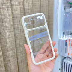 [C] ** Ốp iPhone 11 Pro Max lưng trong cứng viền màu Acrylic