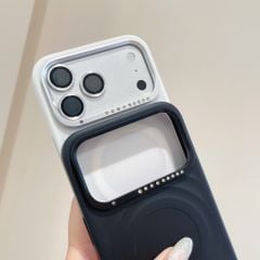 [C] ** Ốp iPhone 17 Pro Max/18 Pro Max Mutural Ripple silicon magsafe đính đá