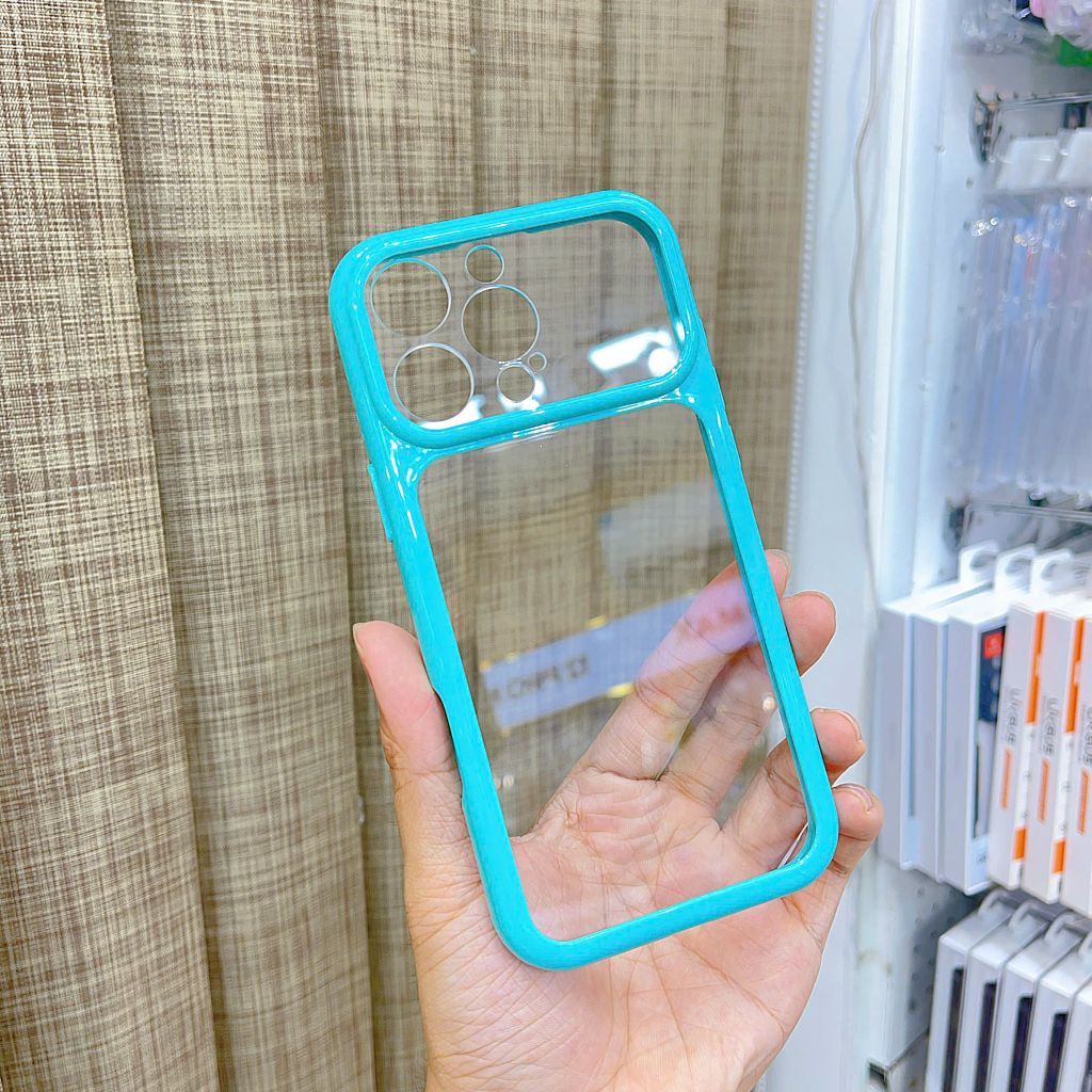 [C] ** Ốp iPhone 11 Pro Max lưng trong cứng viền màu Acrylic