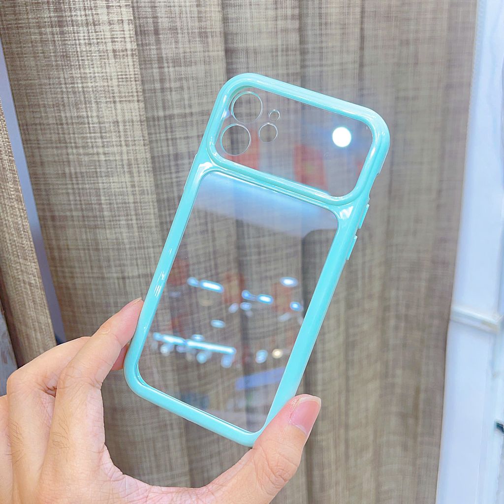 [C] ** Ốp iPhone 11 6.1 lưng trong cứng viền màu Acrylic