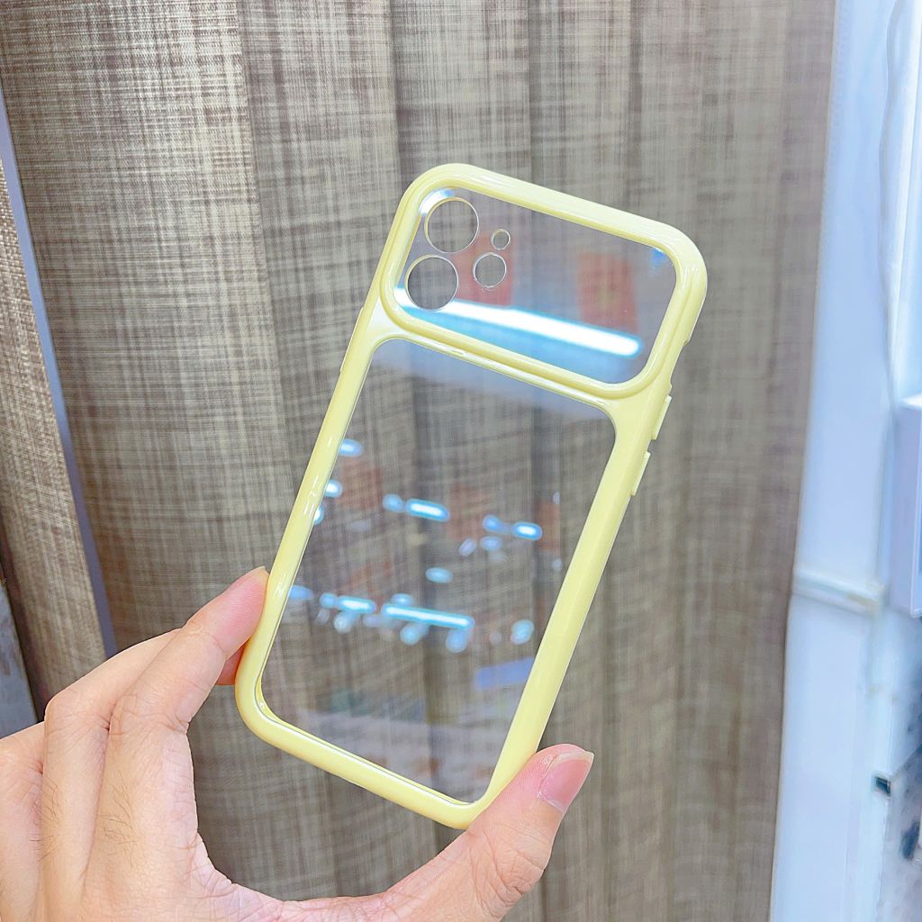 [C] ** Ốp iPhone 11 6.1 lưng trong cứng viền màu Acrylic