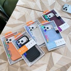 [C] ** Ốp iPhone 17 Pro Max/18 Pro Max Mutural Ripple silicon magsafe đính đá