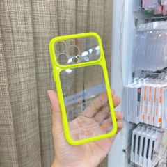 [C] ** Ốp iPhone 11 Pro Max lưng trong cứng viền màu Acrylic