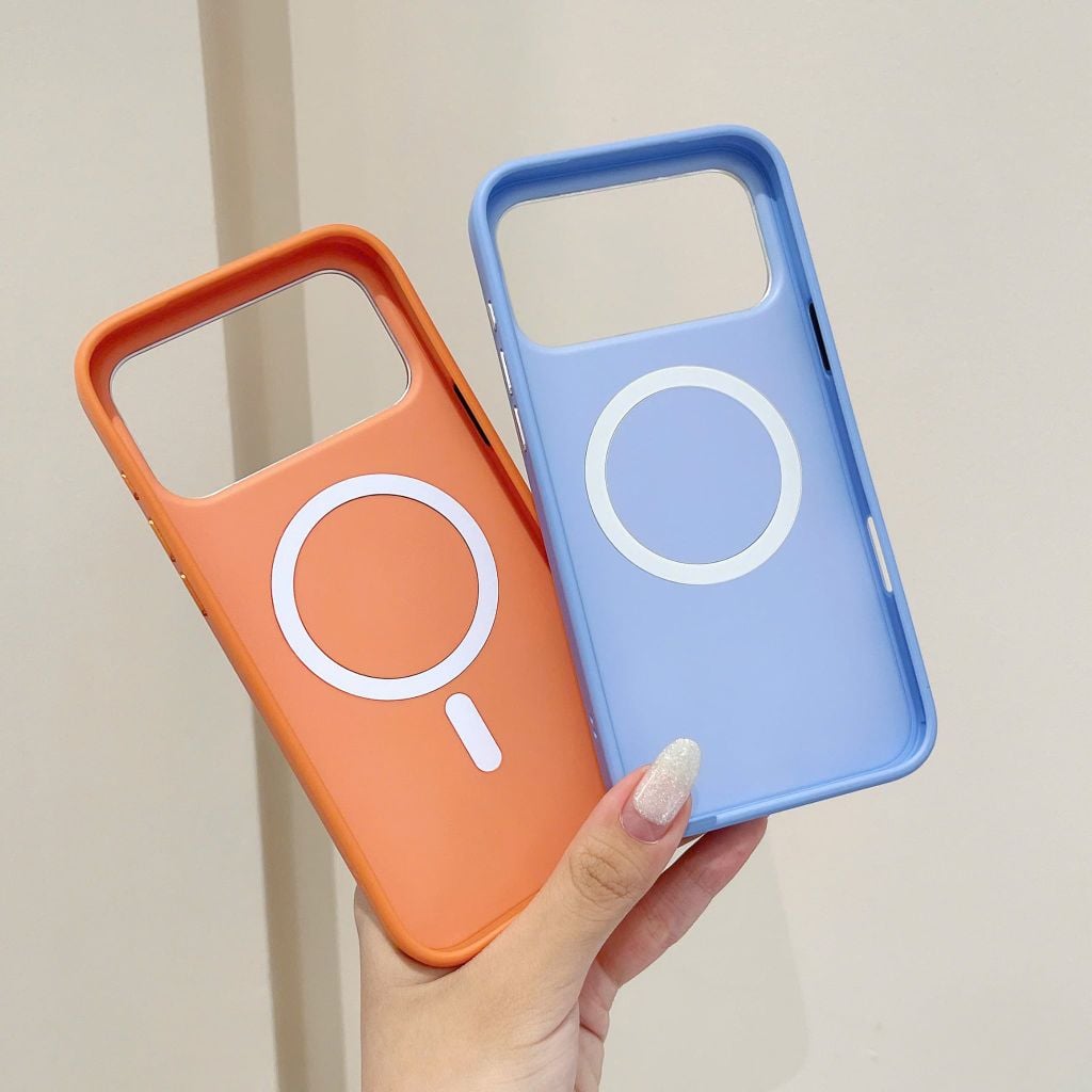 [C] ** Ốp iPhone 17 Pro Max/18 Pro Max Mutural Ripple silicon magsafe đính đá