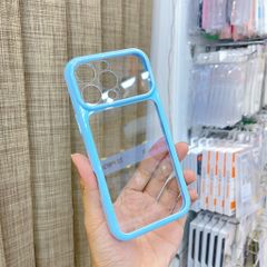 [C] ** Ốp iPhone 12 Pro lưng trong cứng viền màu Acrylic