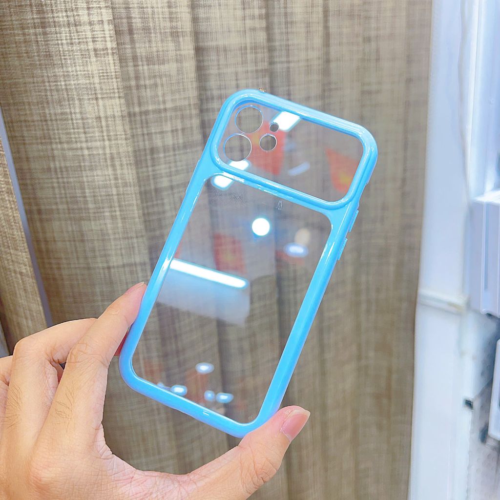 [C] ** Ốp iPhone 11 6.1 lưng trong cứng viền màu Acrylic