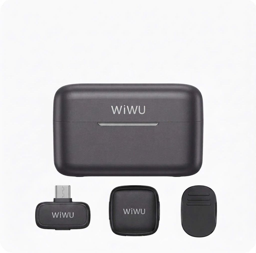 ** Micro cài áo Wiwu WM009 2 Mic Cổng Type C