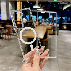 [C] ** Ốp Samsung ZFold 6 mica viền dẻo magsafe
