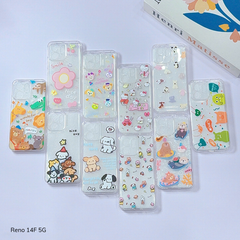 ** Ốp Reno 14F 5G dẻo trong in nhiều hình dễ thương