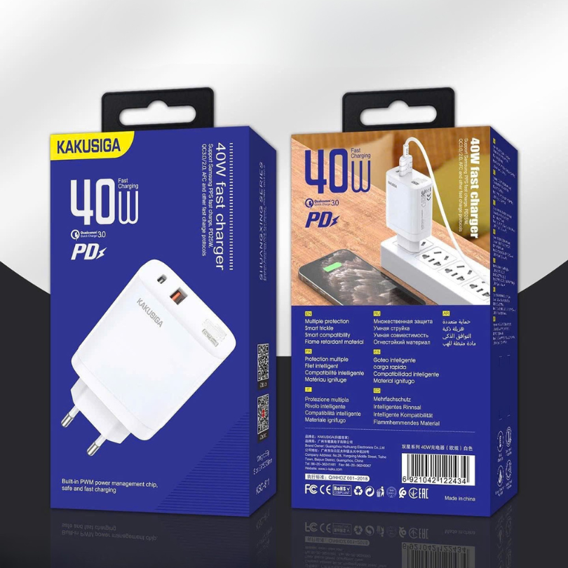 Cóc sạc Kaku 1U 1C 40W