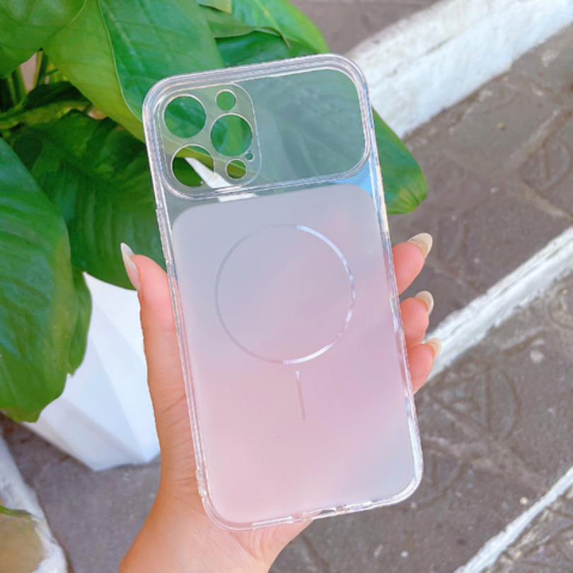 Ốp iPhone 13 Pro Max độ 17 dẻo lưng nhám vòng viền trong
