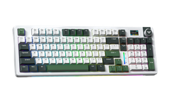 ** Bàn phím cơ 3 mode Aula S98 Pro Xanh lá trắng, Grey Wood V4 Switch