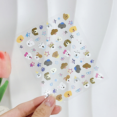 ** Sticker dán mini mèo con/bướm/thỏ/cún con (7k/tờ)