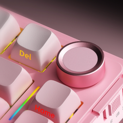 ** Bàn phím cơ 3 mode Aula S75 Pro Hồng Gradient, Grey Wood V3 Switch