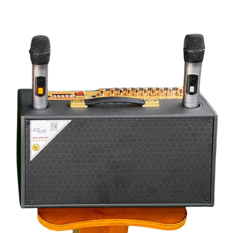 ** Loa Bluetooth kèm 2 mic S6 Pro ( mic pin sạc)