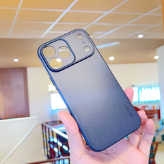 ** Ốp IP 17 Pro KST Design vân da đen trơn