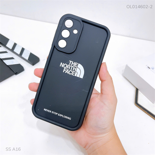 Ốp SS A16 dẻo đen The North Face trắng