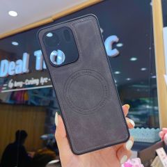 ** Ốp Oppo A5x giả da may viền Havip case