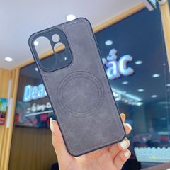** Ốp Reno 15 giả da may viền Havip case