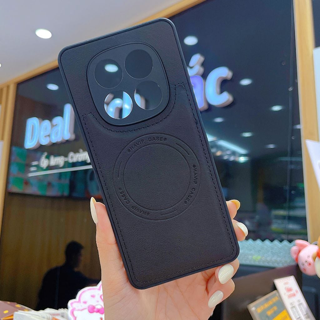** Ốp Xiaomi Redmi Note 15 4G giả da may viền Havip case