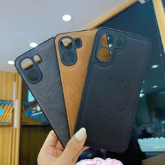 ** Ốp Oppo A6T giả da may viền Havip case