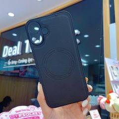 ** Ốp iPhone 16 6.1 giả da may viền Havip case