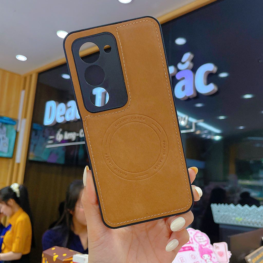 ** Ốp Xiaomi Redmi 15 4G giả da may viền Havip case