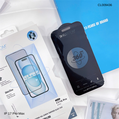 Dán cường lực iPhone 17 Pro Max Kuzoom chống nhìn trộm 360 độ