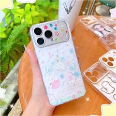 ** Ốp iPhone 17 Pro Max/18 Pro Max lưng cứng trắng ngôi sao/nốt nhạc