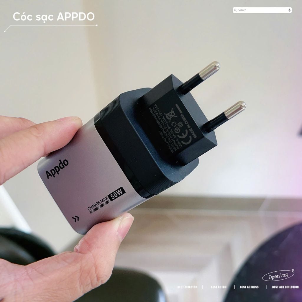 [C] Cóc sạc Appdo APD-05008/APD-05007 1U 1C 50W