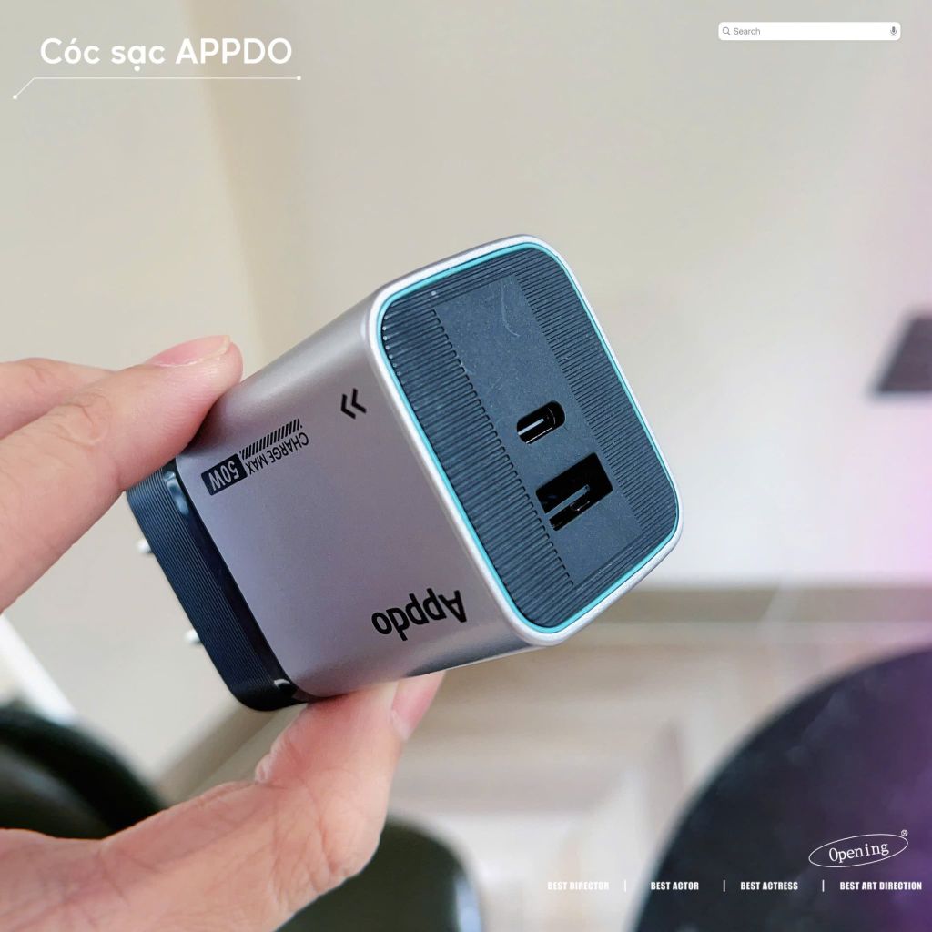 [C] Cóc sạc Appdo APD-05008/APD-05007 1U 1C 50W