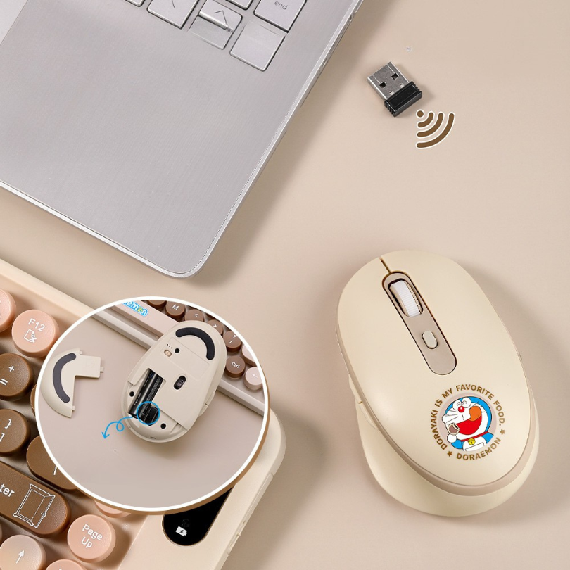 ** Chuột không dây Rock Doraemon J11